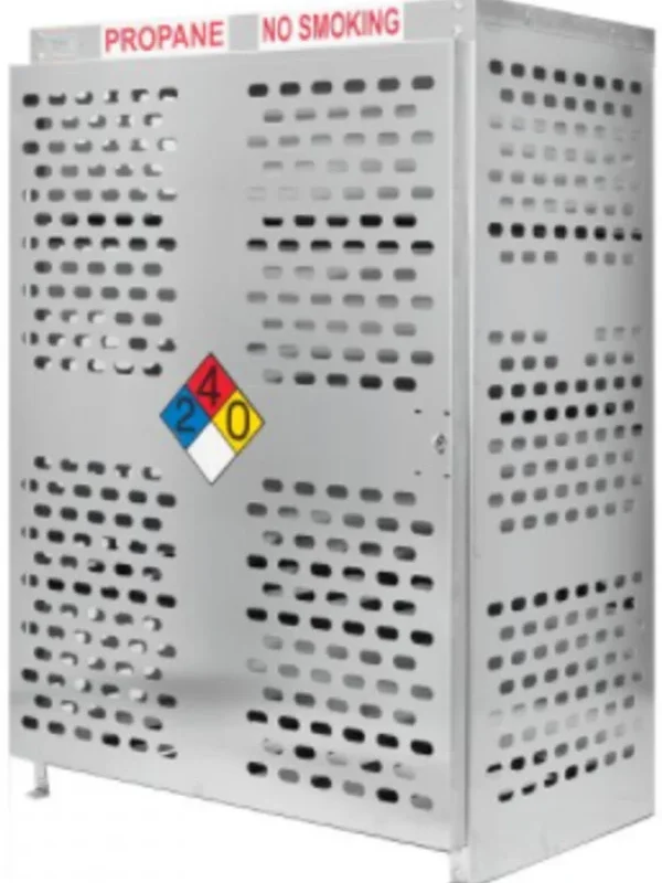 12-Hold Aluminum 33.5# Forklift Cage