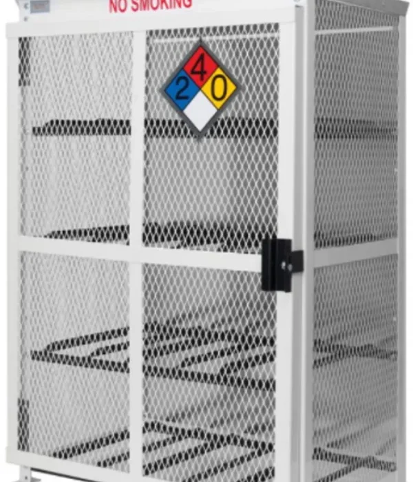 12-Hold Steel 33.5# Forklift Cage