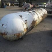 Scrapped 1,000 Gallon Propane Tank
