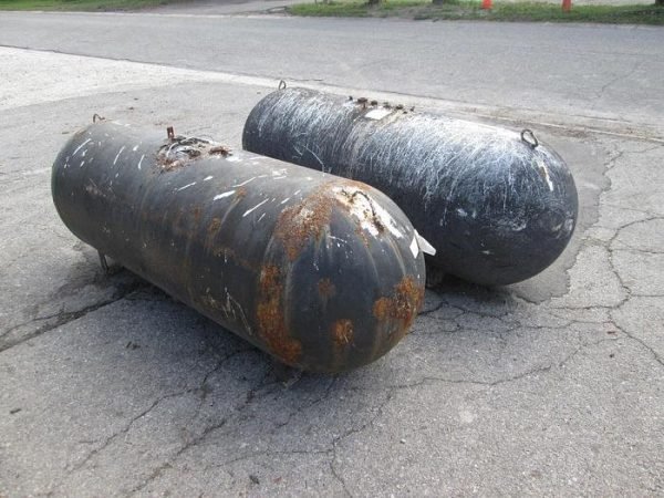 Used 250 Gallon Scrapped Propane Tank